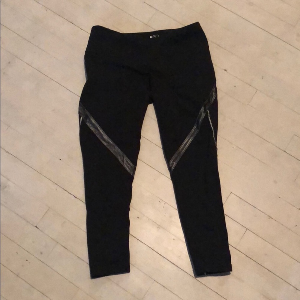 Splits59 Cropped Leggings (S), black
